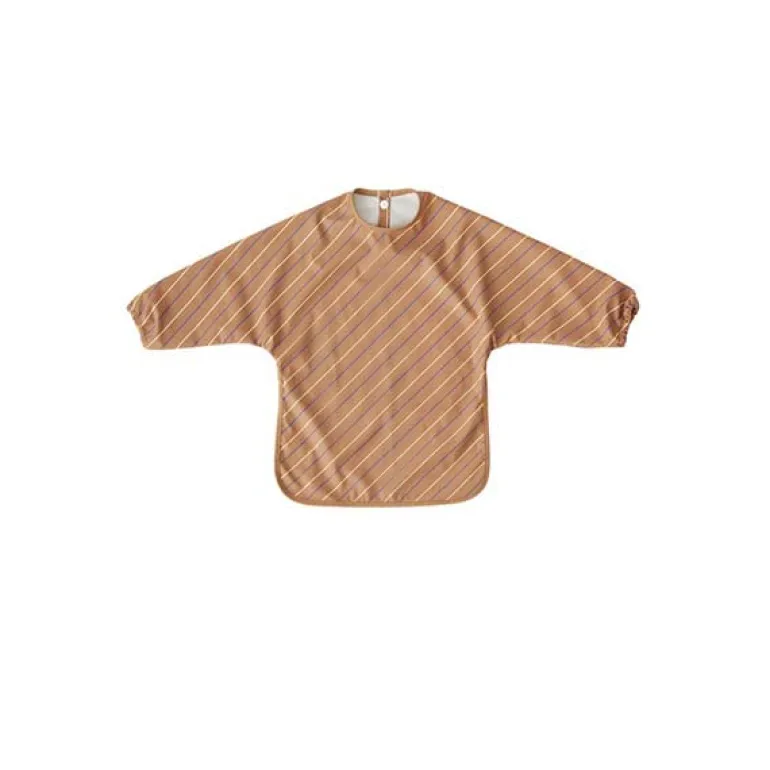 OYOY - Babete com Mangas - Caramel / Striped
