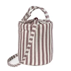 Pasito a Pasito Bolsa Bucket Cherry Rayas