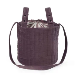 Pasito a Pasito Bolsa Bucket Cherry Velvet