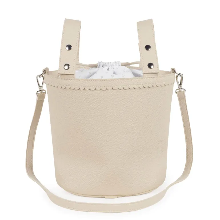 Pasito a Pasito Bolsa Bucket Icon Cream