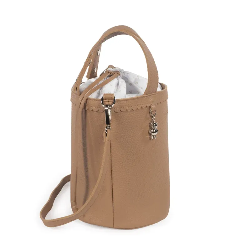 Pasito a Pasito Bolsa Bucket Icon Caramel