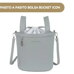 Pasito a Pasito Bolsa Bucket Icon Green