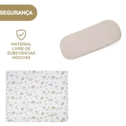 Pasito a Pasito Conjunto Lençol + Muselina Nara