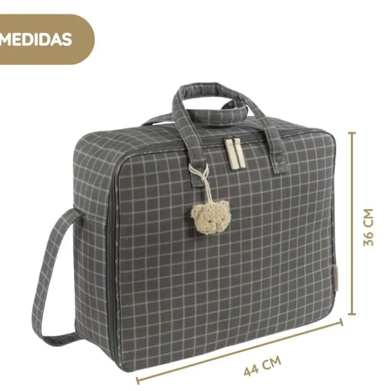 Pasito a Pasito Mala de Maternidade Tartan