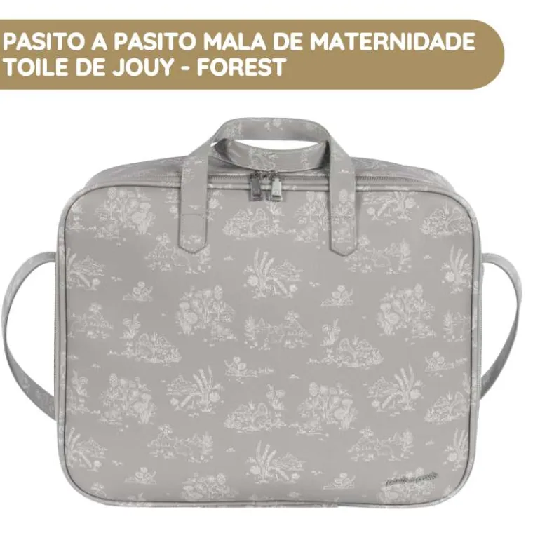 Pasito a Pasito Mala de Maternidade Toile de Jouy - Forest