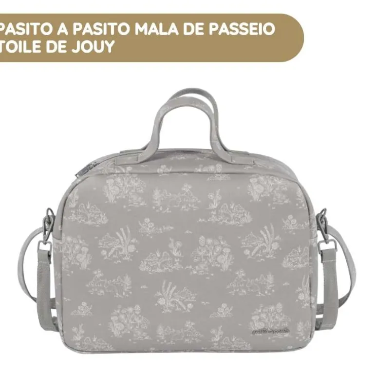 Pasito a Pasito Mala de Passeio Toile de Jouy - Forest
