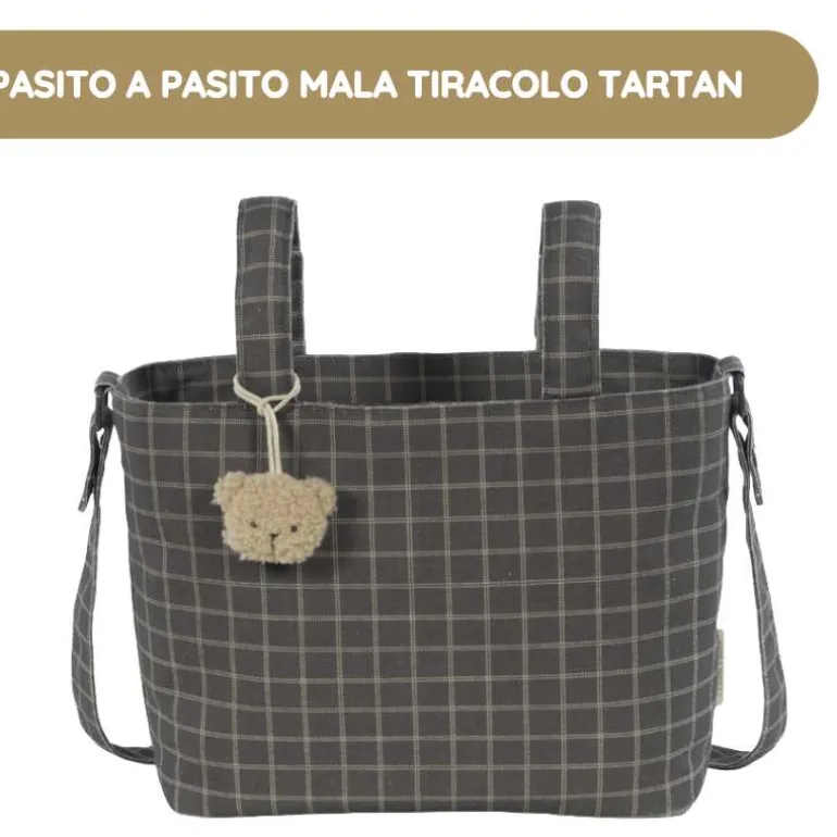 Pasito a Pasito Mala Tiracolo Tartan
