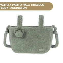 Pasito a Pasito Mala Tiracolo Teddy Paddington - Verde