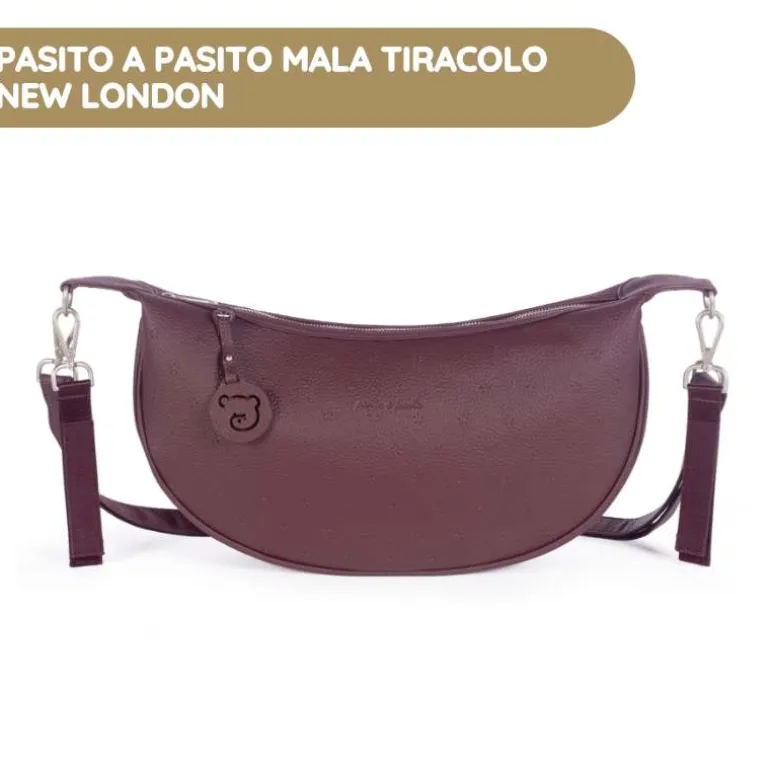 Pasito a Pasito Mala Tiracolo New London - Cherry