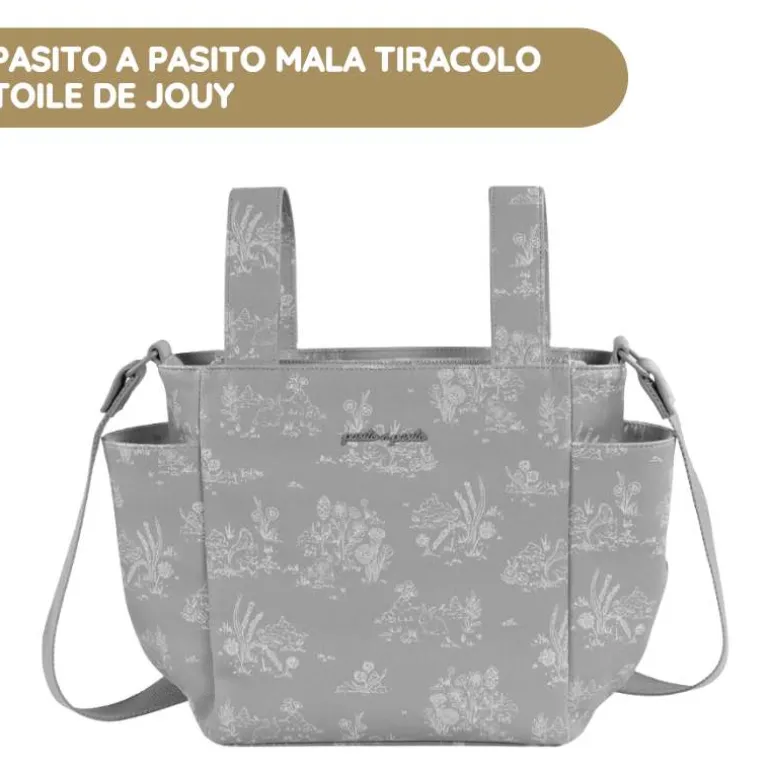 Pasito a Pasito Mala Tiracolo Toile de Jouy - Forest