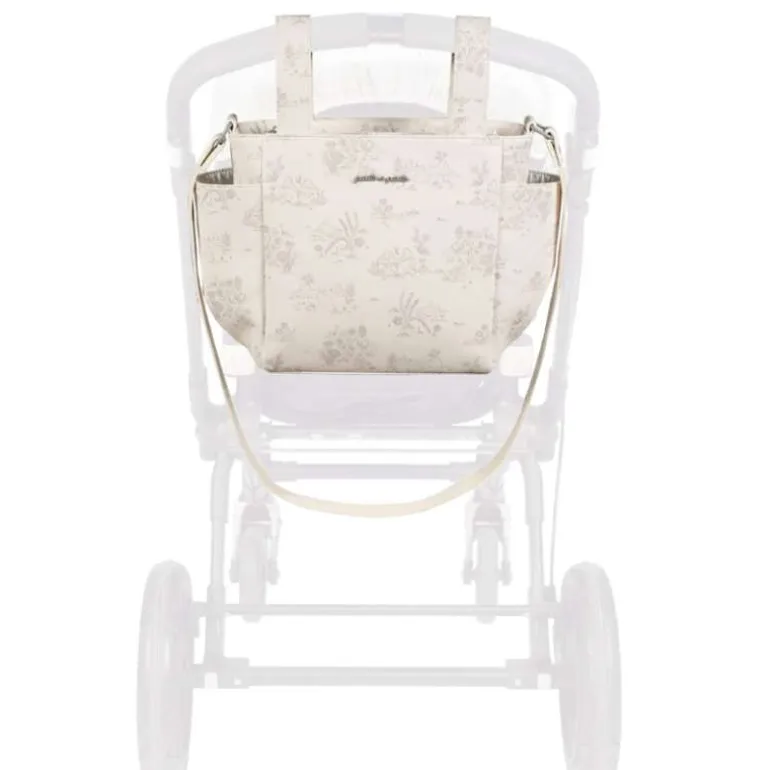 Pasito a Pasito Mala Tiracolo Toile de Jouy - Cream