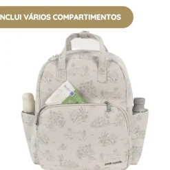 Pasito a Pasito Mochila Toile de Jouy - Forest