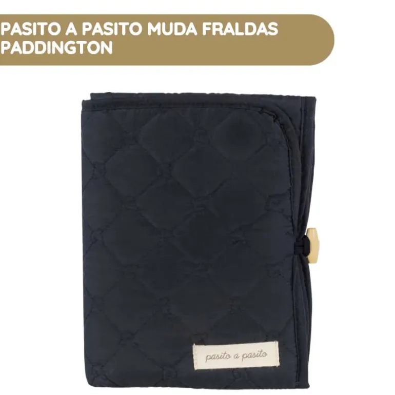 Pasito a Pasito Muda Fraldas Paddington - Negro