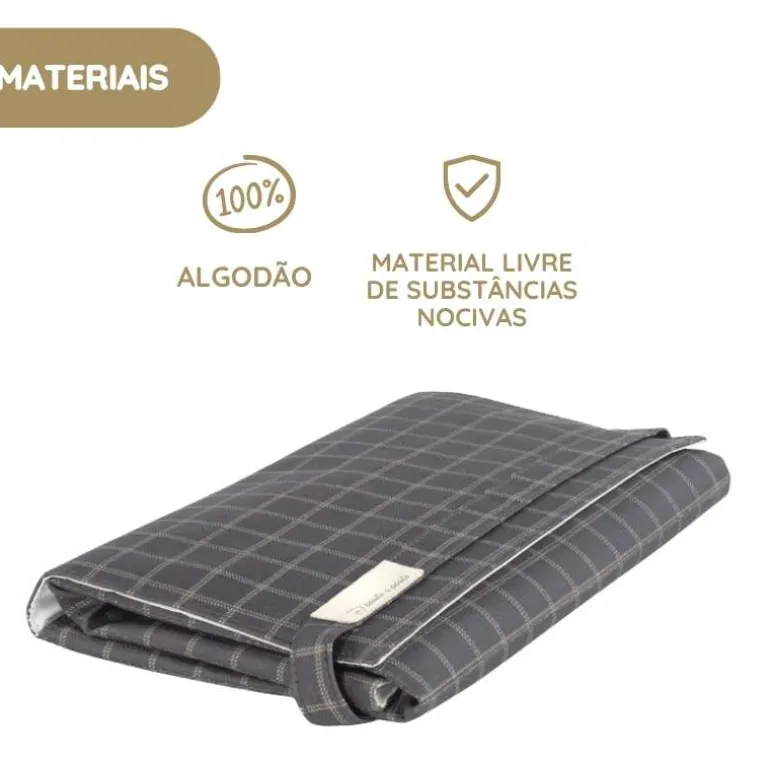 Pasito a Pasito Muda Fraldas Tartan