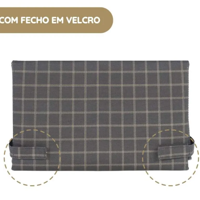 Pasito a Pasito Muda Fraldas Tartan