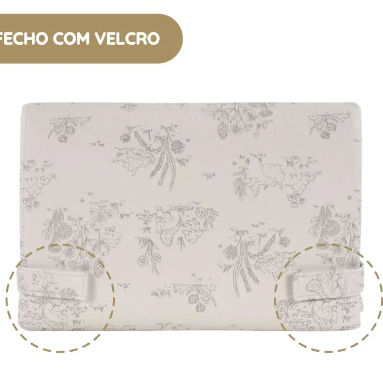 Pasito a Pasito Muda Fraldas Toile de Jouy - Cream