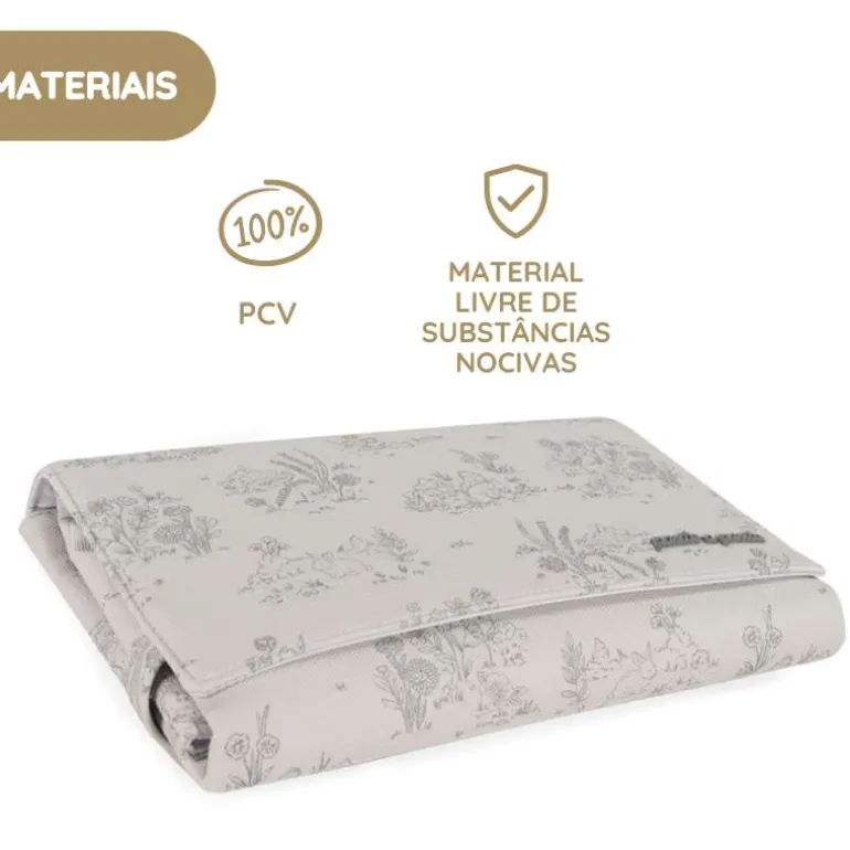 Pasito a Pasito Muda Fraldas Toile de Jouy - Cream