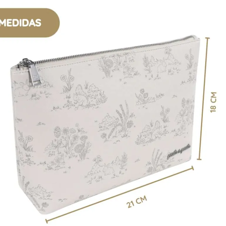 Pasito a Pasito Necessaire Toile de Jouy - Forest