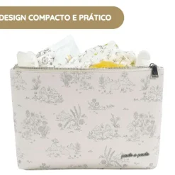 Pasito a Pasito Necessaire Toile de Jouy - Forest