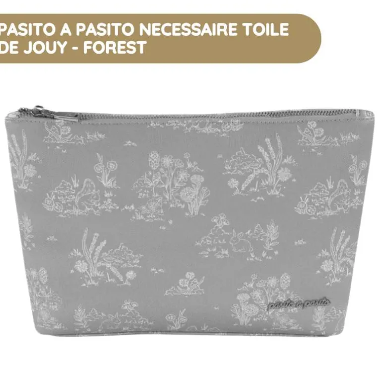Pasito a Pasito Necessaire Toile de Jouy - Forest