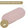 Pasito a Pasito Pack 2 Lençóis Ajustáveis para Alcofa Cherry Flor