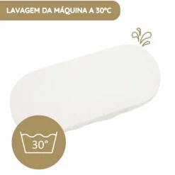 Pasito a Pasito Pack 2 Lençóis Ajustáveis para Alcofa Cherry Flor