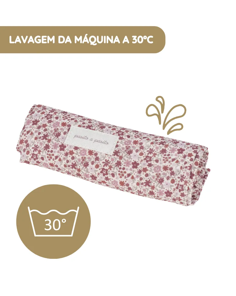 Pasito a Pasito Pack 2 Musselinas 70x70 cm Cherry Flor
