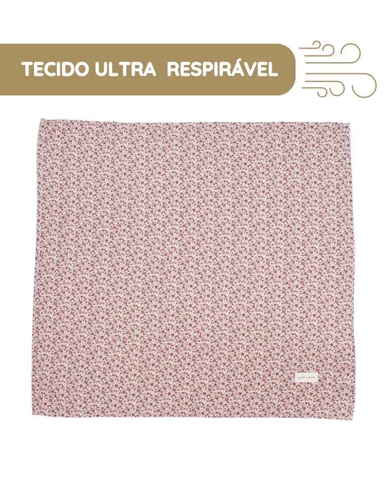 Pasito a Pasito Pack 2 Musselinas 70x70 cm Cherry Flor