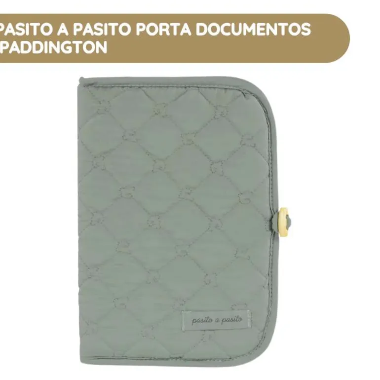 Pasito a Pasito Porta Documentos Paddington - Verde