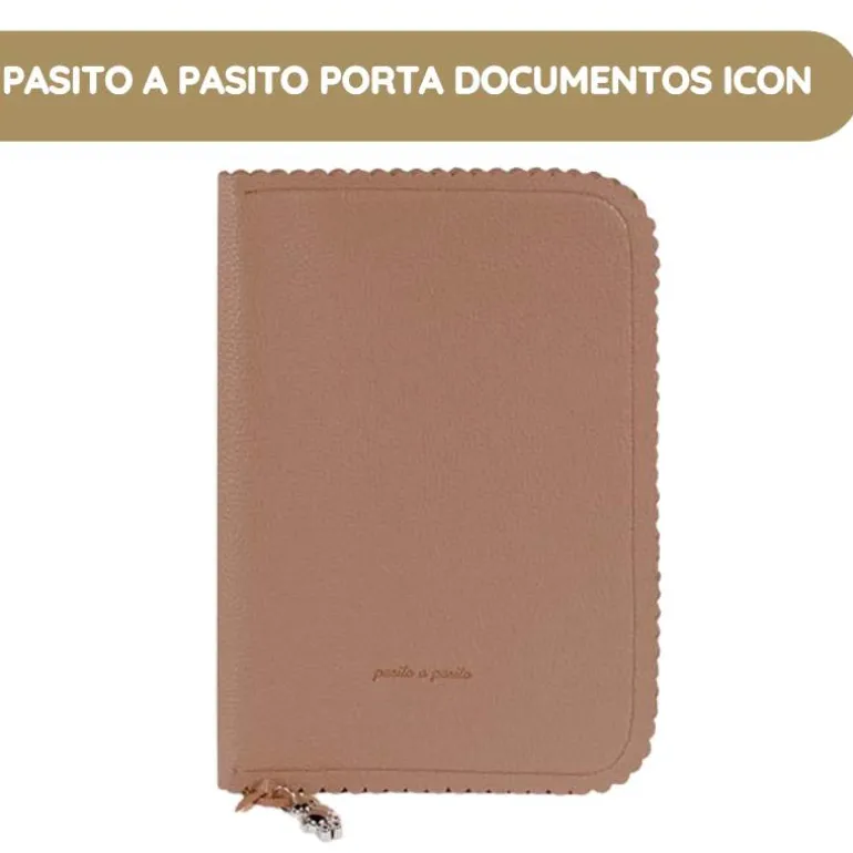 Pasito a Pasito Porta Documentos Icon - Caramel