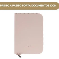 Pasito a Pasito Porta Documentos Icon - Rose