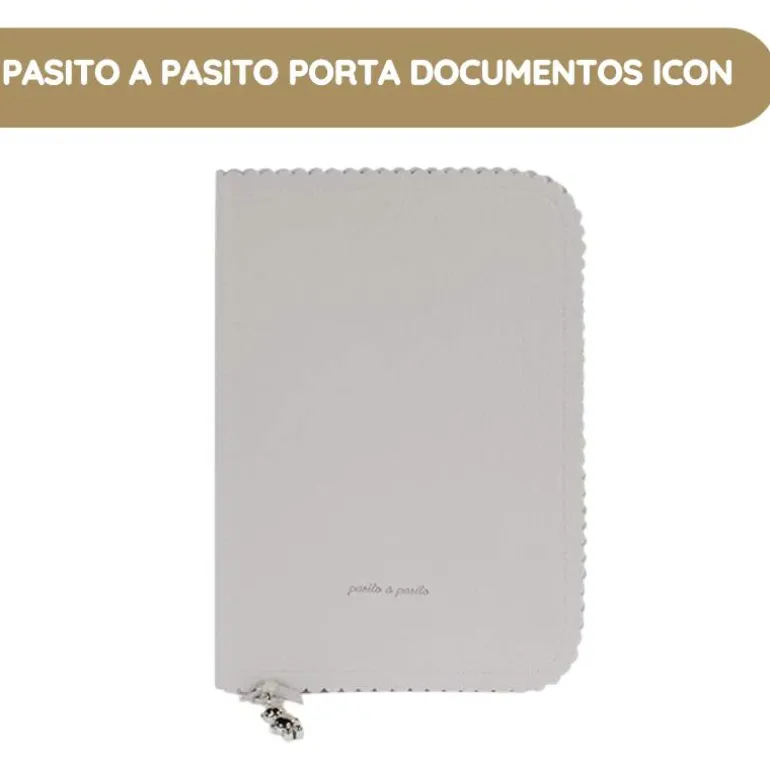 Pasito a Pasito Porta Documentos Icon - Smoke