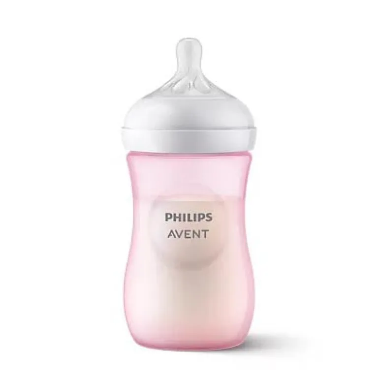 Philips Avent Biberão 260 ml. Rosa - Natural Response
