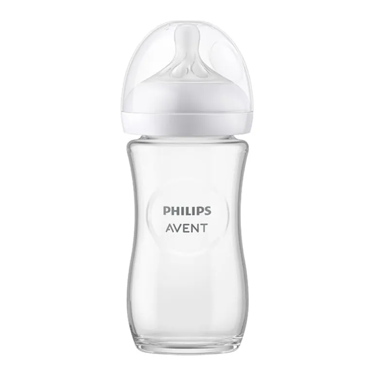 Philips Avent Biberão 240 ml. Vidro - Natural Response