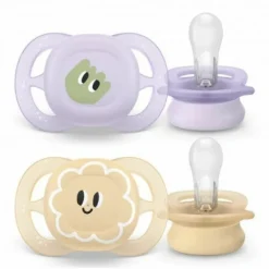 Philips Avent 2 Chupetas 0-2M Ultra Start Deco - Menina