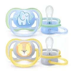 Philips Avent - 2 Chupetas - Ultra Air - Deco - 0-6 M - Menino
