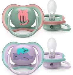 Philips Avent - 2 Chupetas - Ultra Air Trendy 6-18M - Menino