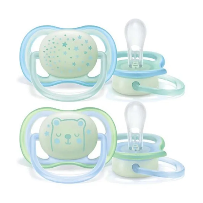 Philips Avent - 2 Chupetas - Ultra Air – NT - 0-6 M - Menino