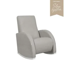 Poltrona de Amamentação Confort Slow System da Micuna - Branco Babybacter Grey
