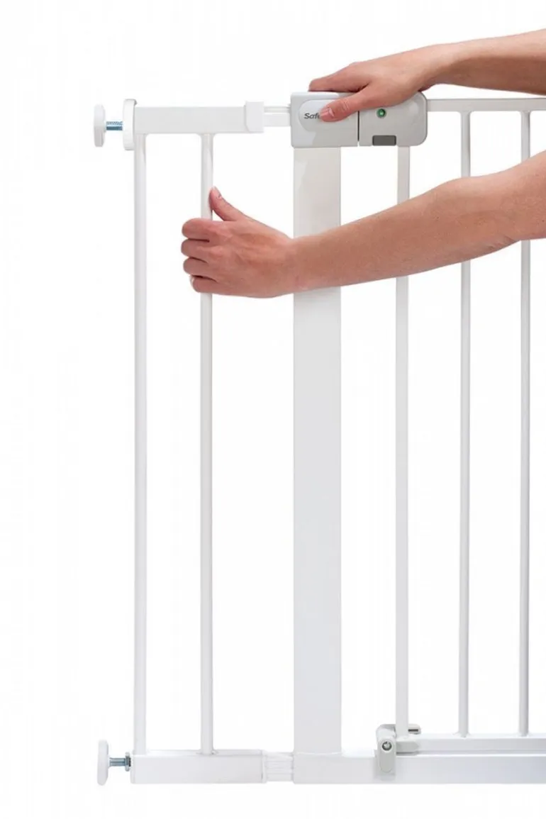 Safety 1st Extensão p/ Barreira de Segurança Flat Step, Auto Close & Easy Close 14cm - White