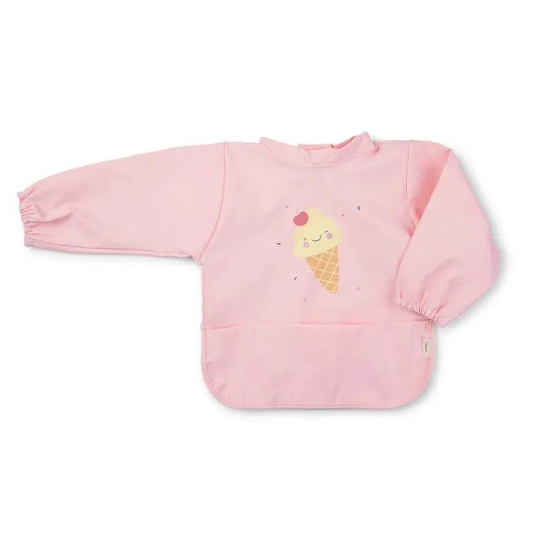Saro Babete impermeável com mangas - Rose
