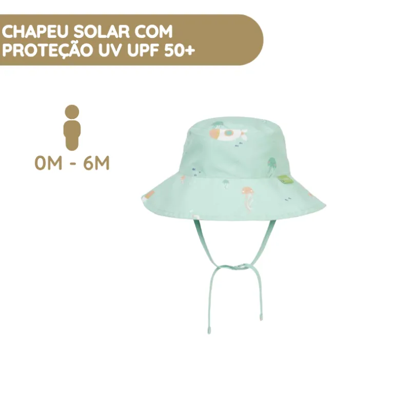 Saro Chapéu com proteção solar 0-6 meses
