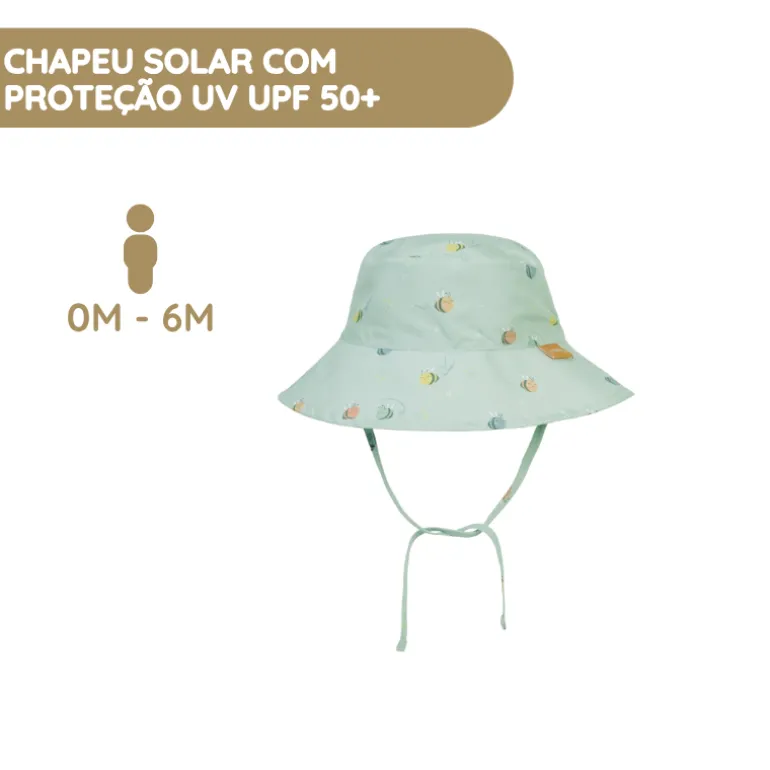 Saro Chapéu com proteção solar 0-6 meses