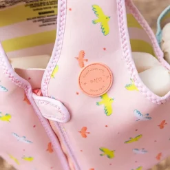 Saro Colete de Flutuação de Aprendizagem S 1-3 anos - Tropicool Pink