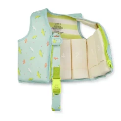 Saro Colete de Flutuação de Aprendizagem S 1-3 anos - Tropicool Mint