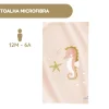 Saro Toalha de microfibra Seahorse