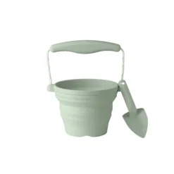 Scrunch - Mini Balde de Praia em Silicone c/ Pá - Sage