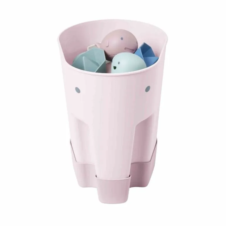 Shnuggle Balde para Brinquedos de Banho - Blush Pink