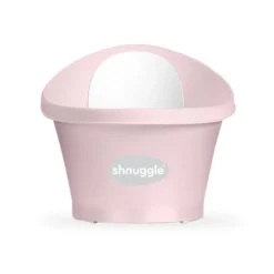Shnuggle Banheira - Rosa c/ encosto Branco