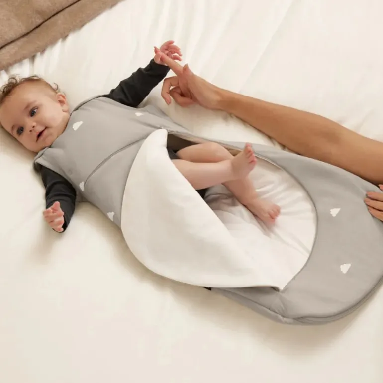 SnuzPouch Saco de dormir 0-6 meses Tog 0.5 - Grey Cloud